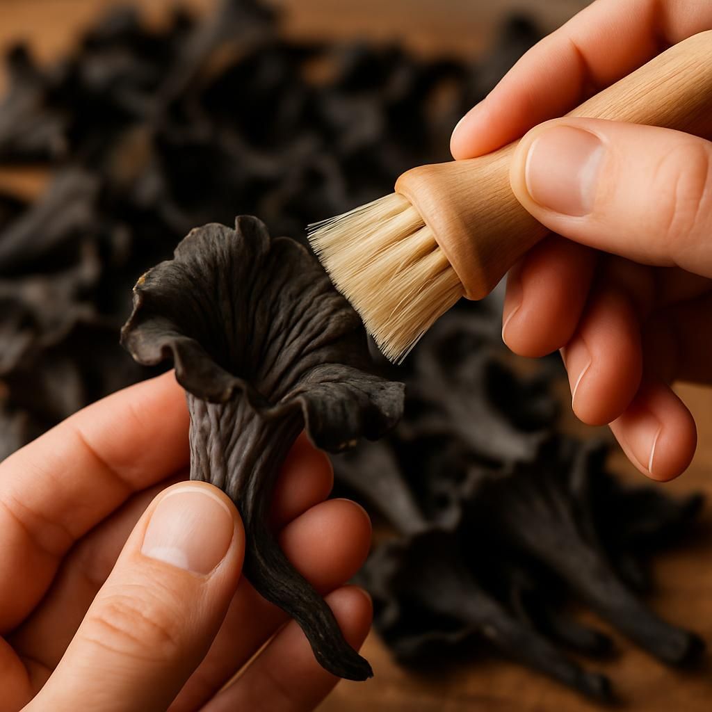 apprenez à bien nettoyer et cuire les trompettes de la mort pour savourer pleinement ce délicieux champignon sauvage.