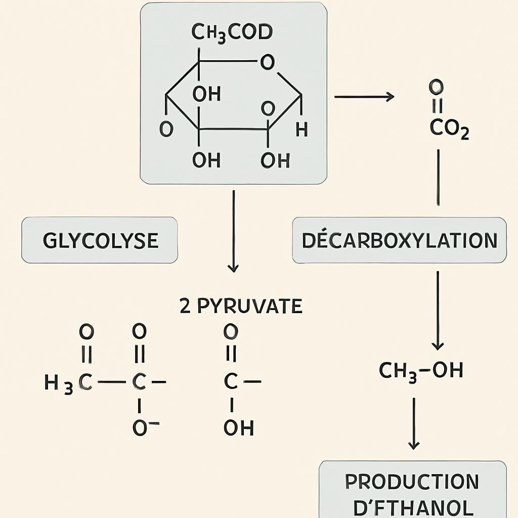 découvrez le principe et les étapes clés de la fermentation alcoolique, un processus biologique essentiel pour la production d'alcool à partir de sucres.