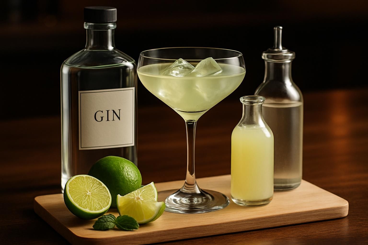 découvrez la recette classique du gimlet, un cocktail rafraîchissant, ainsi que sa composition précise pour le préparer facilement chez vous.