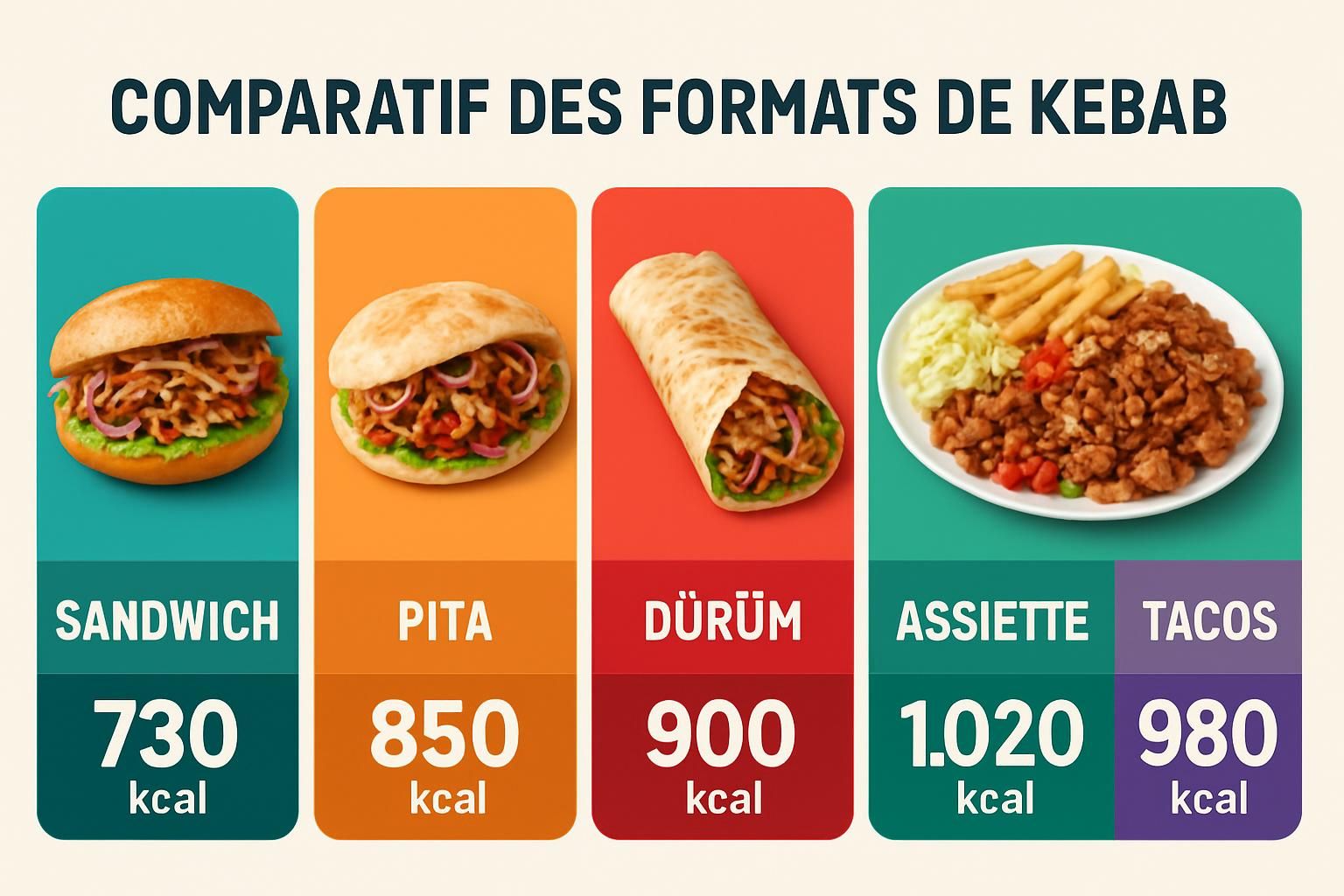découvrez la valeur calorique du kcal kebab selon sa composition pour mieux gérer votre apport nutritionnel et savourer votre repas en toute conscience.