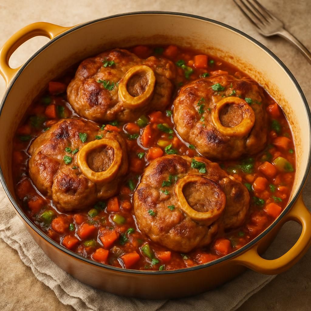 découvrez la vraie recette italienne de l'osso bucco avec gremolata, une préparation authentique pour un plat savoureux et traditionnel.