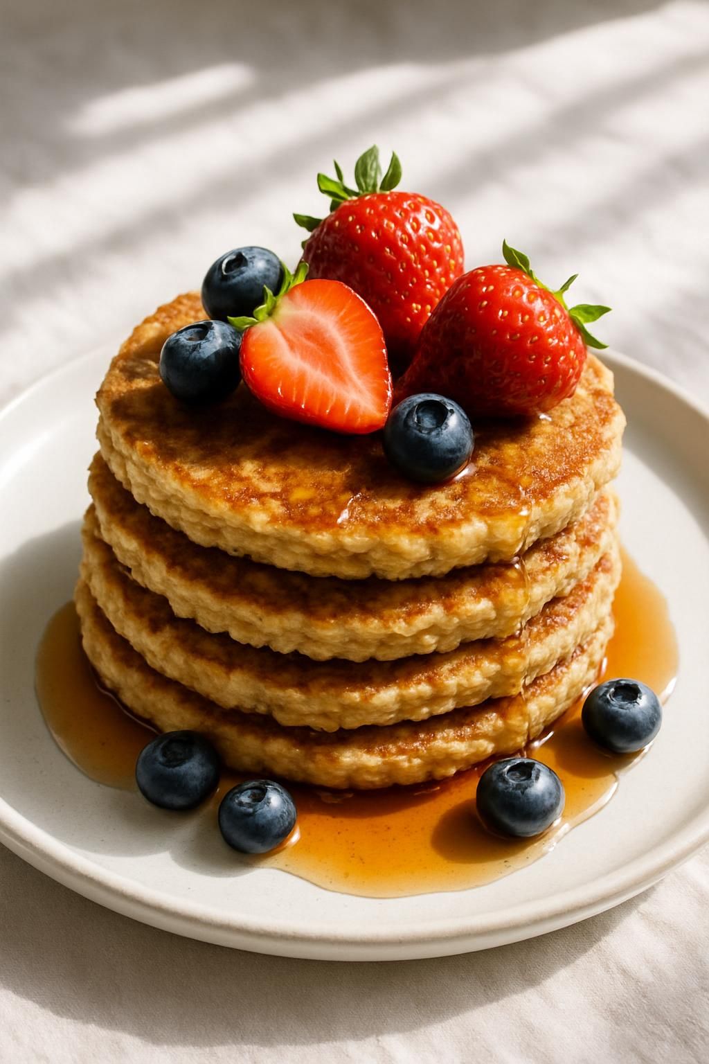 découvrez comment préparer et cuire des pancakes aux flocons d'avoine moelleux et délicieux, pour un petit-déjeuner sain et gourmand.