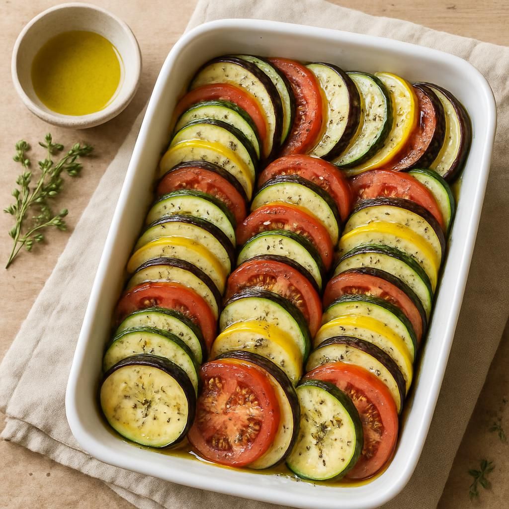 découvrez comment préparer et cuire un délicieux tian de légumes à l'italienne, une recette savoureuse et colorée parfaite pour un repas sain et gourmand.