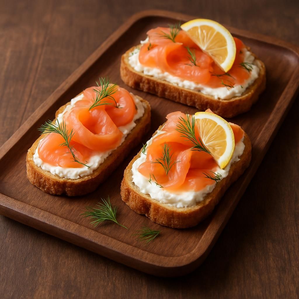 découvrez des idées savoureuses et faciles pour préparer des toasts au saumon, parfaits pour vos apéritifs et repas légers.