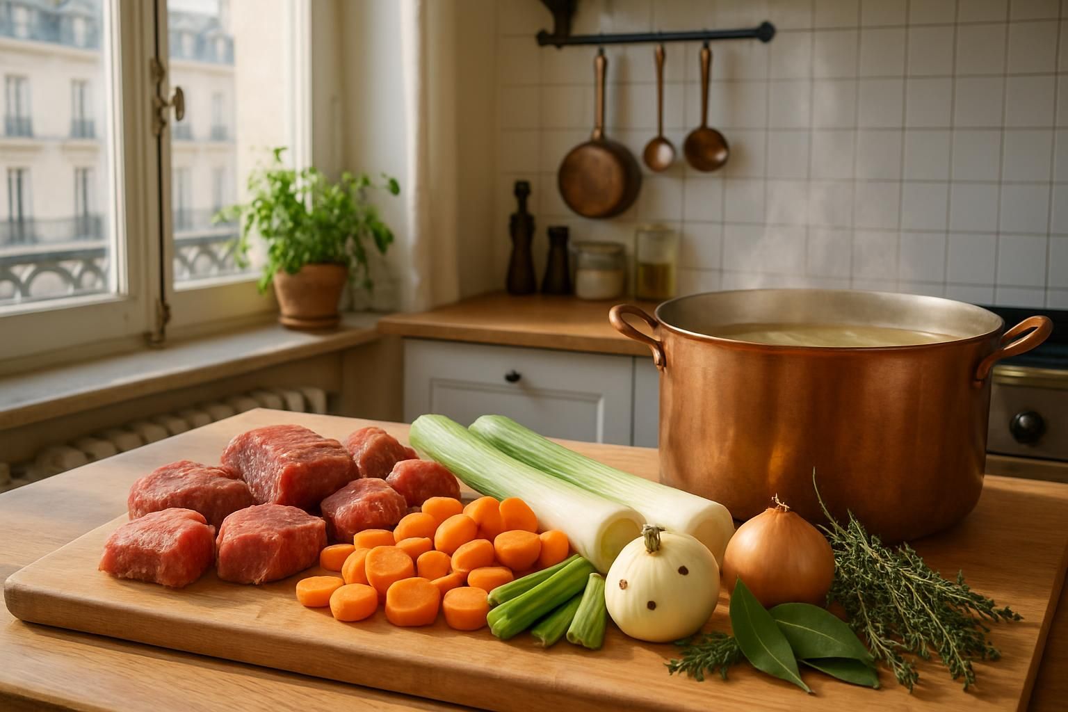 découvrez notre recette traditionnelle du bouillon parisien avec des étapes simples de préparation et de cuisson pour un plat savoureux et réconfortant.