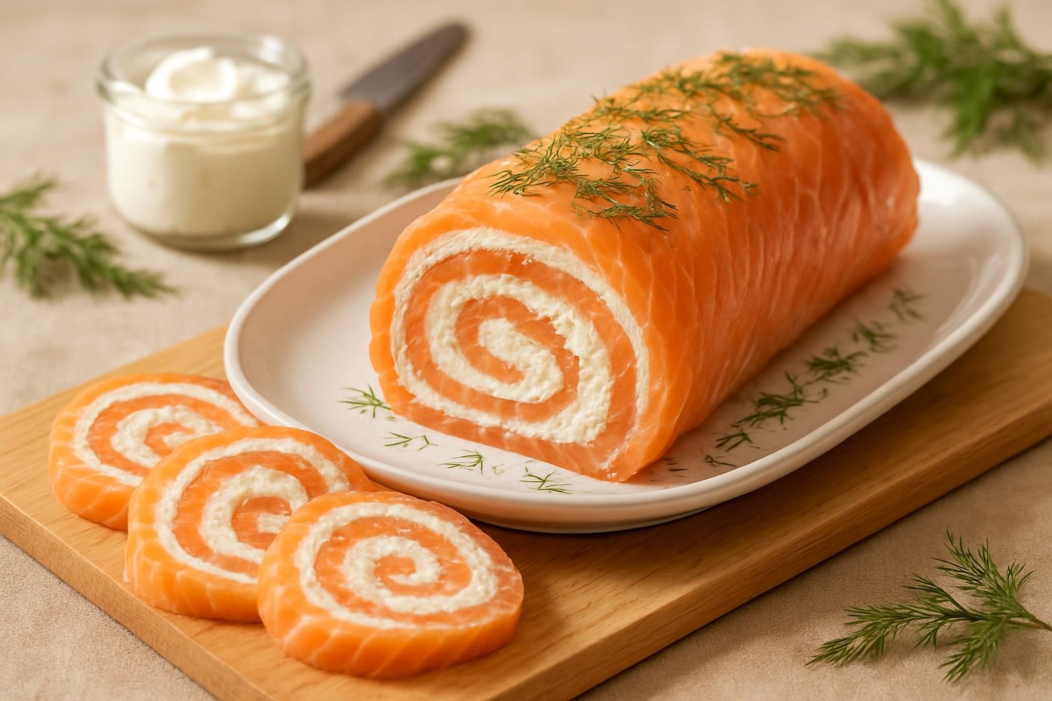 découvrez notre recette facile de bûche au saumon fumé et mascarpone, avec un montage simple pour un apéritif élégant et savoureux.