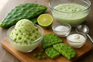 découvrez la composition unique de la glace au cactus et apprenez à la préparer facilement chez vous avec notre guide étape par étape.