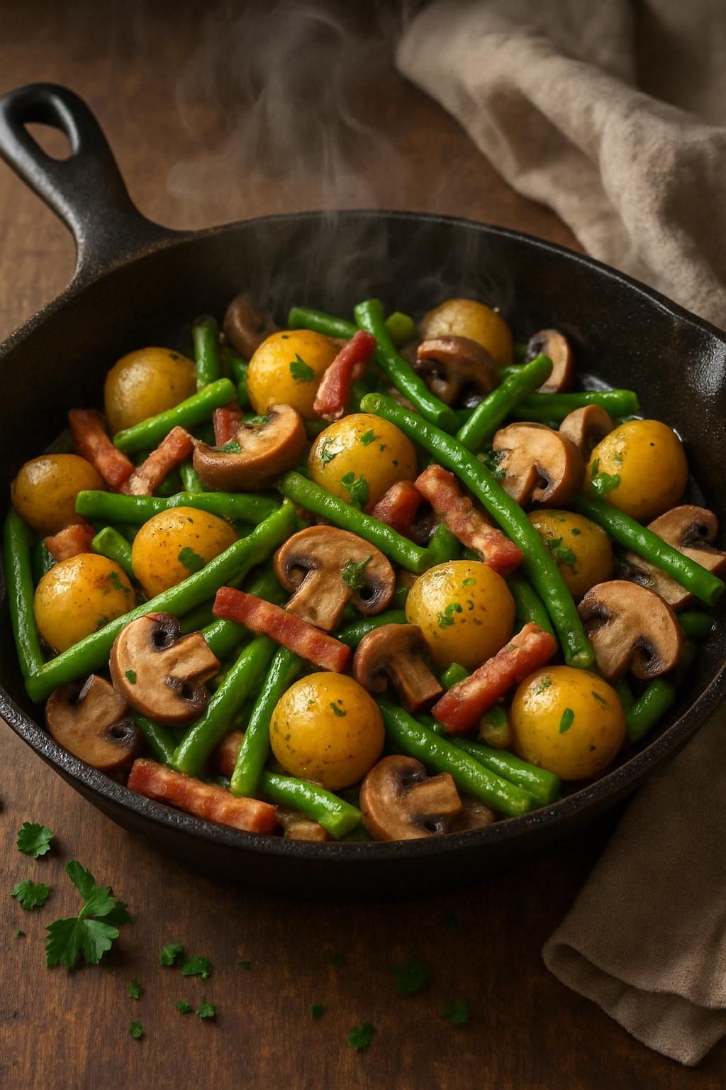 découvrez la recette traditionnelle de la poêlée parisienne avec notre guide complet : préparation facile et liste détaillée des ingrédients pour un plat savoureux.