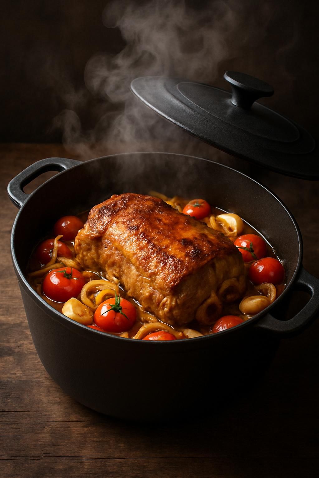 découvrez une recette facile de palette de porc en cocotte avec toutes les étapes de préparation et le temps nécessaire pour un plat savoureux et tendre.