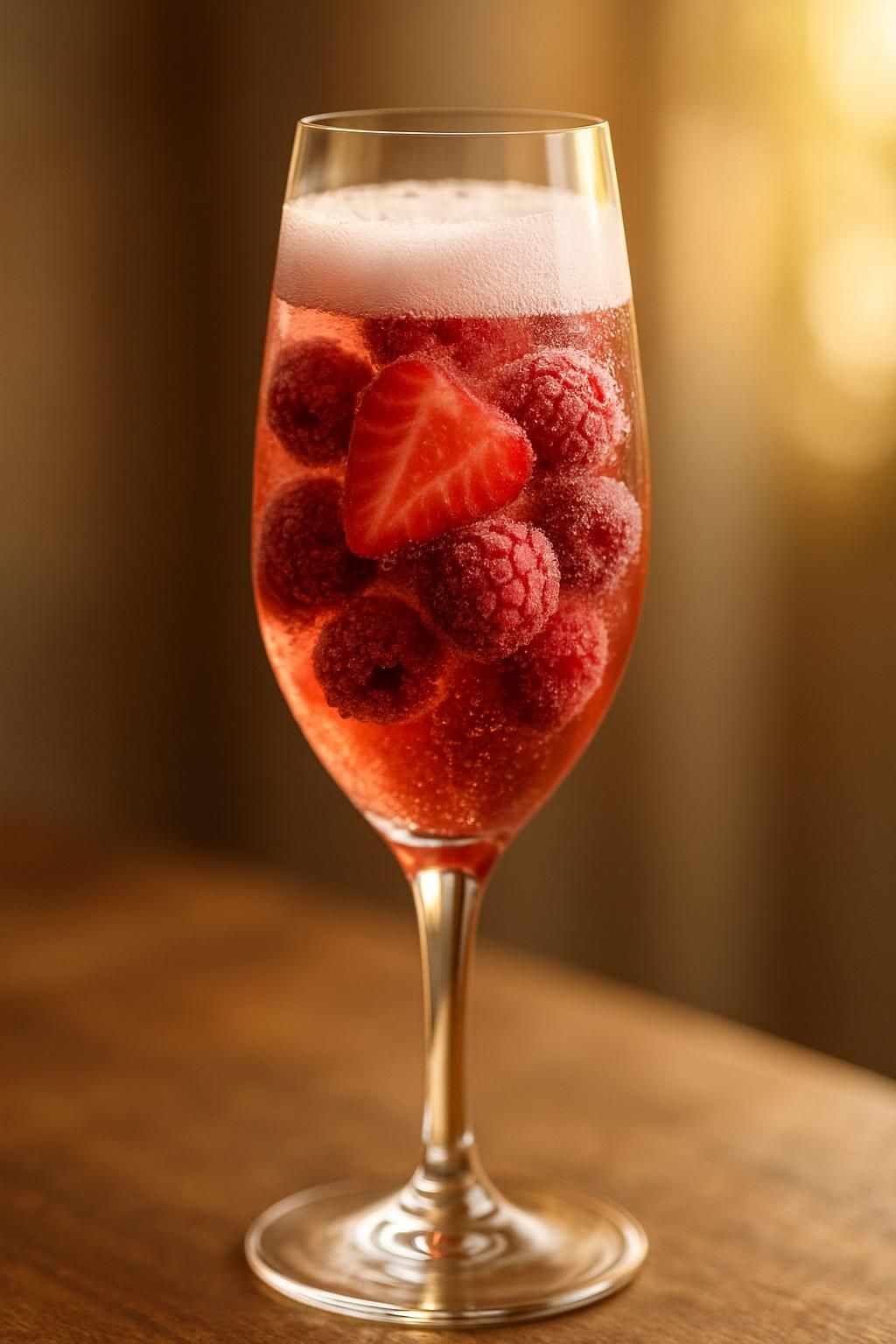 découvrez la recette facile de la soupe de champagne aux fruits rouges surgelés, avec conseils de dosage pour un cocktail rafraîchissant et parfait en toute occasion.