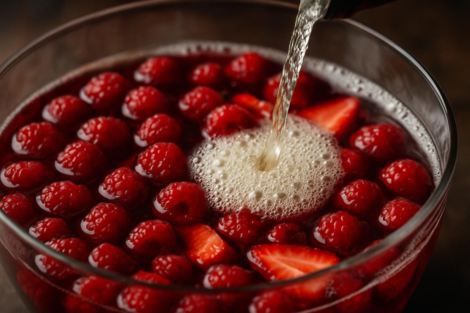 découvrez notre recette facile de soupe de champagne aux fruits rouges surgelés, avec des conseils de dosage pour un apéritif frais et pétillant parfait.