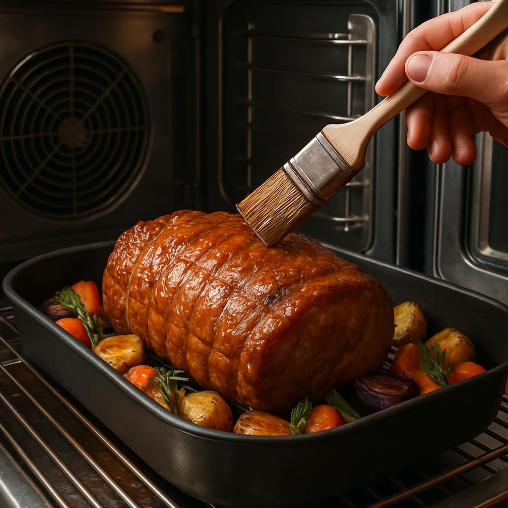 dÃ©couvrez la durÃ©e et la tempÃ©rature idÃ©ales pour cuire un rÃ´ti de porc saumurÃ© au four, afin d'obtenir une viande tendre et savoureuse parfaitement rÃ´ti.