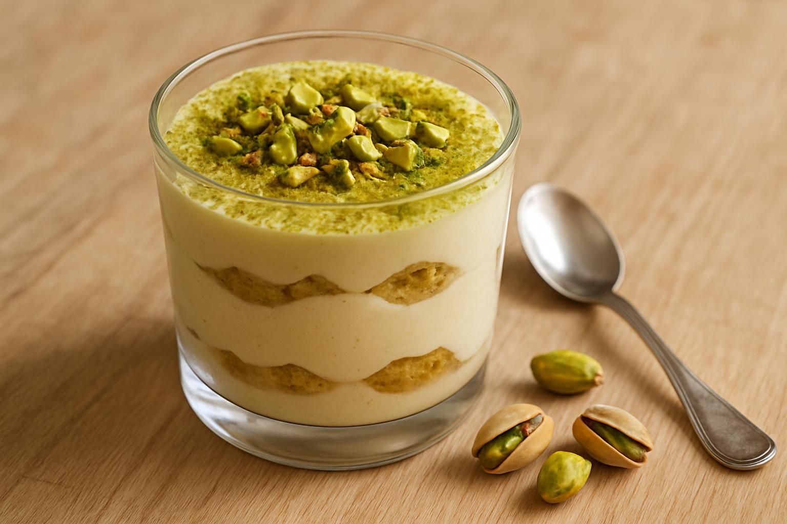 découvrez notre recette facile et gourmande de tiramisu aux pistaches, un dessert crémeux et original pour régaler vos papilles en toute simplicité.