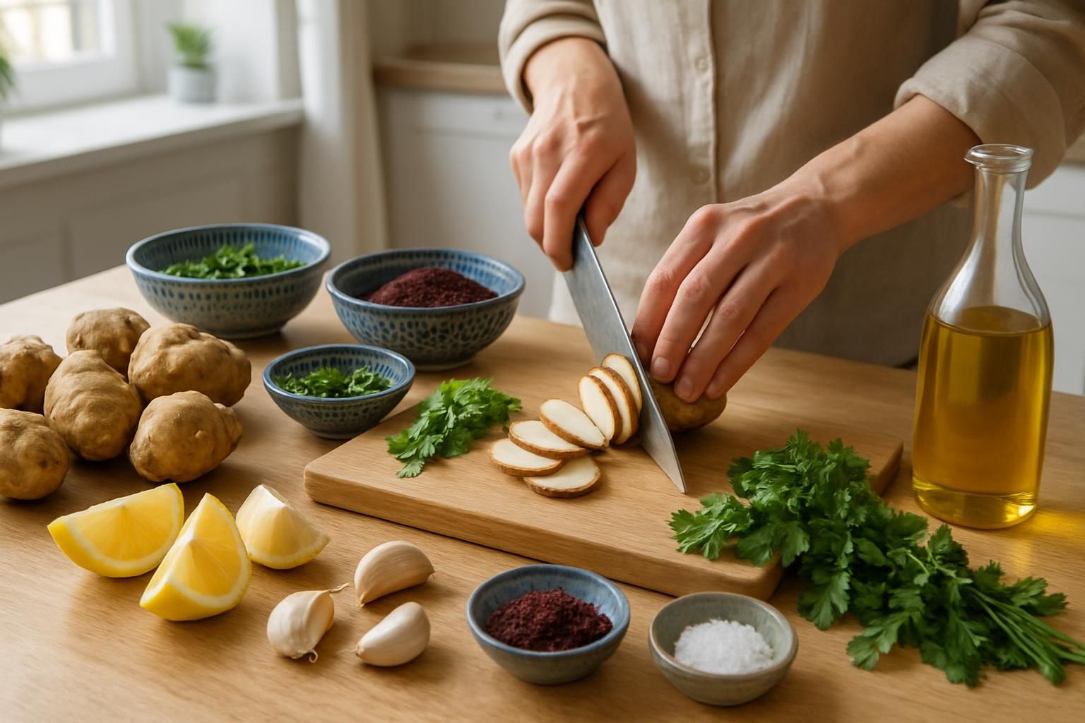 découvrez une recette libanaise traditionnelle de topinambour, avec une préparation simple et des ingrédients authentiques pour un plat savoureux et original.
