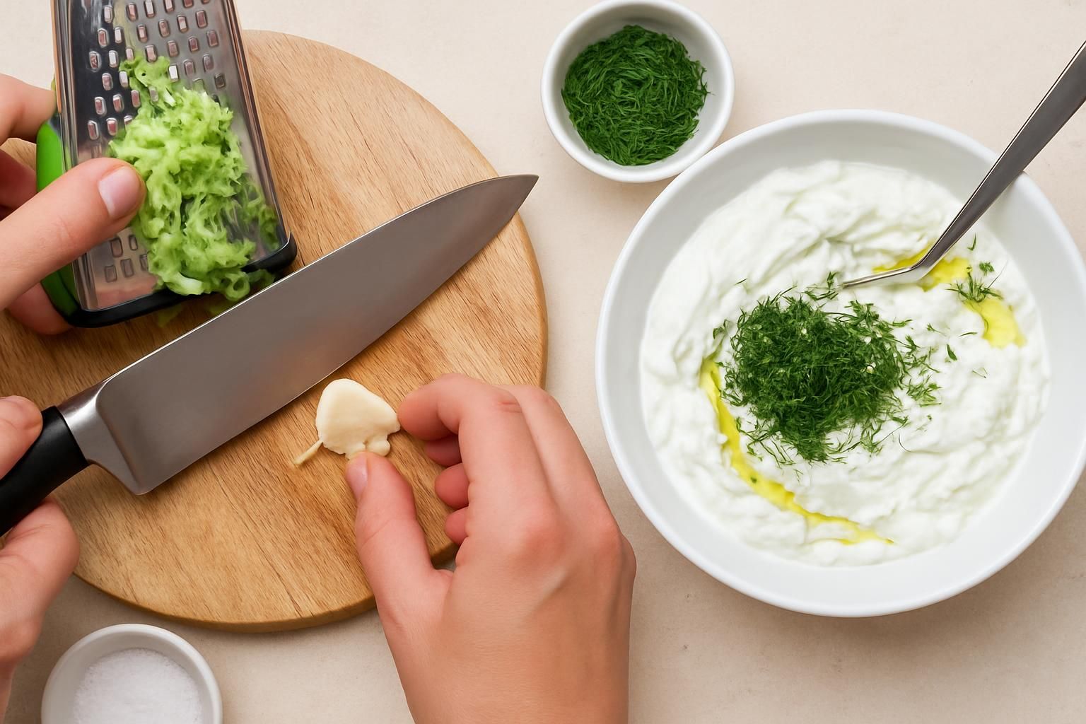 découvrez comment préparer un tzatziki maison facile et savoureux avec la recette et les ingrédients détaillés sur tonbonbon.fr.