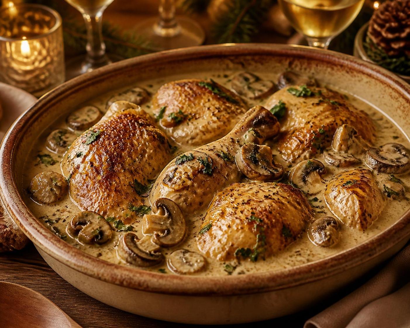 découvrez comment préparer un chapon en morceaux à la crème et aux champignons avec notre recette facile et astuces de cuisson pour un plat savoureux et fondant.