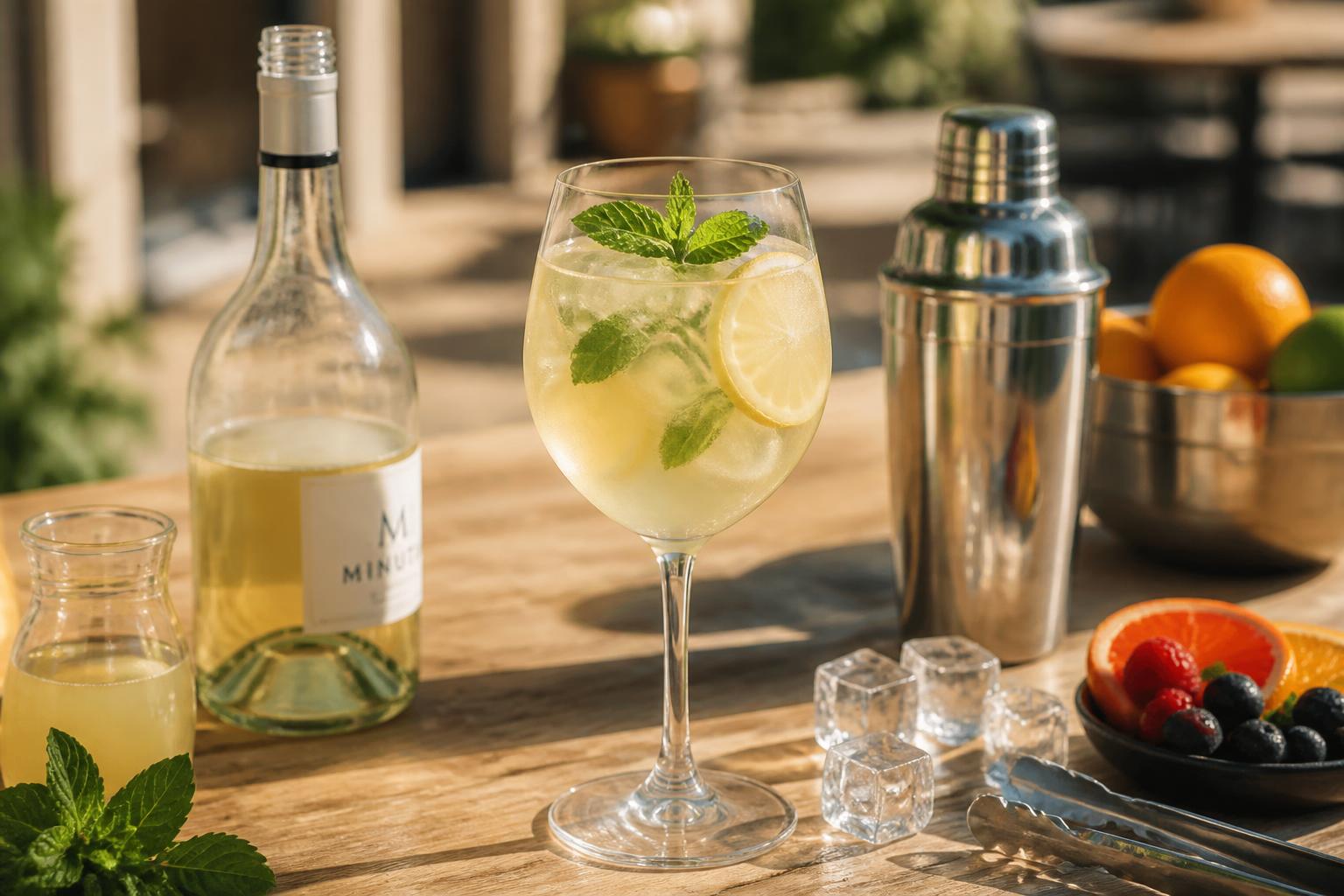 découvrez nos recettes de cocktails au vin blanc faciles à préparer avec les proportions exactes pour un apéritif frais et original.
