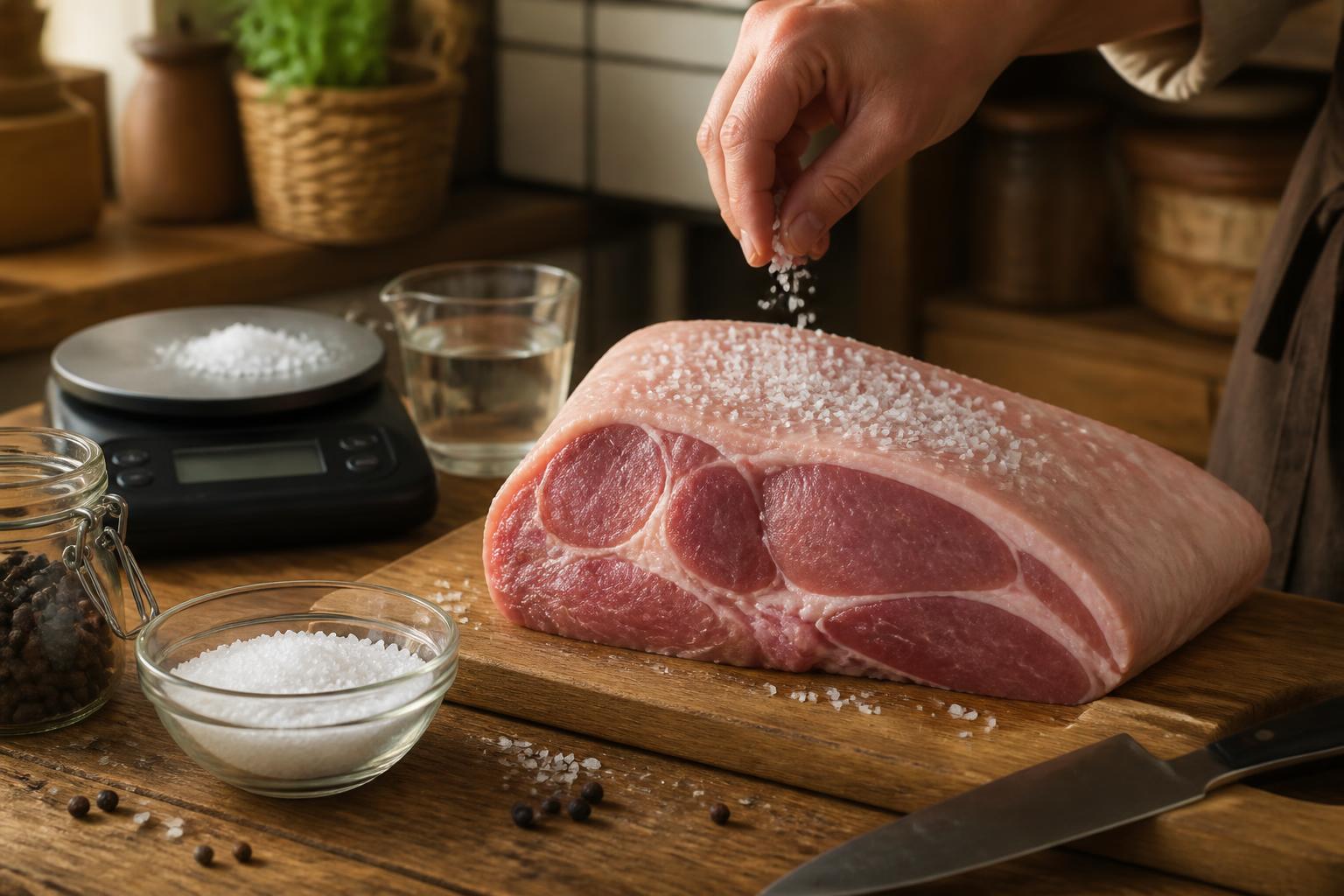 découvrez comment saler un jambon de porc frais avec les bonnes quantités et étapes pour un résultat savoureux et parfaitement préparé.