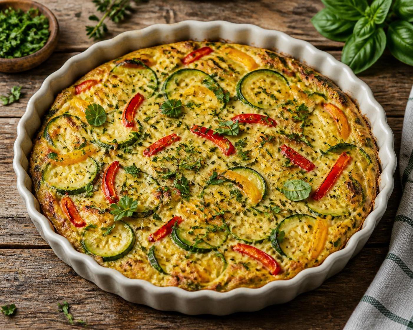 découvrez une recette simple et légère de quiche aux légumes sans pâte, avec des conseils de cuisson pour un plat savoureux et sain.