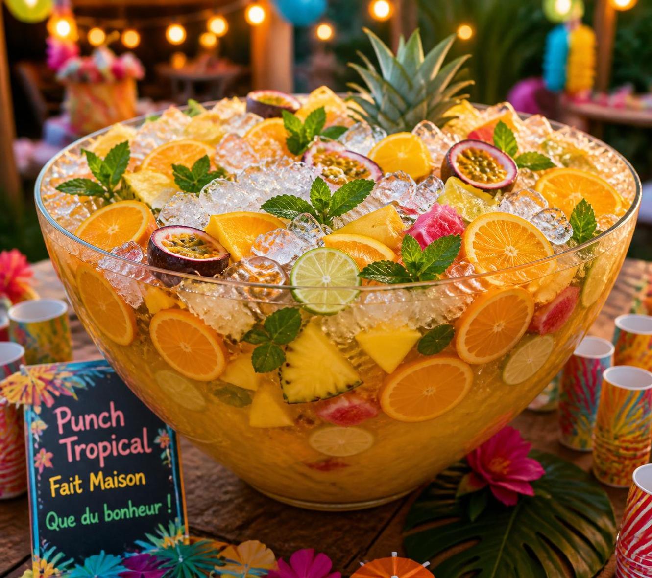 découvrez une recette de punch adaptée pour 50 personnes avec les quantités exactes et proportions idéales pour réussir votre cocktail en toute simplicité.