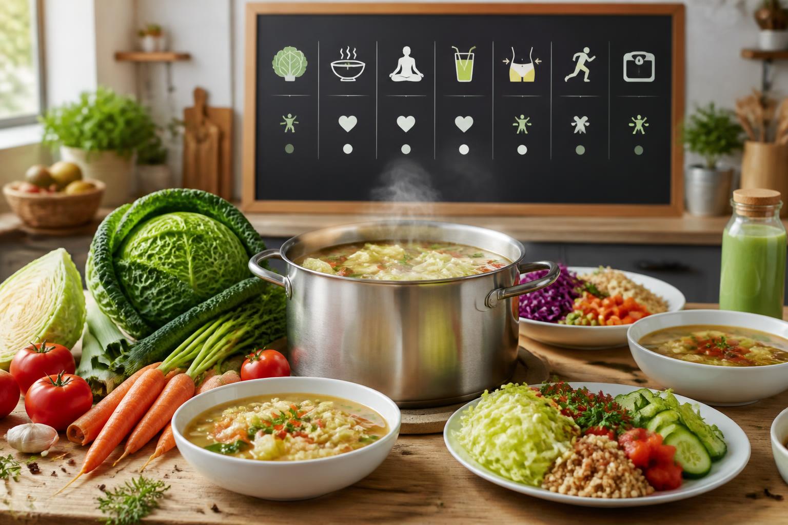 découvrez le régime soupe aux choux : un menu complet, ses bienfaits pour la santé et les résultats visibles en seulement 7 jours. adoptez une alimentation saine et efficace dès aujourd'hui.