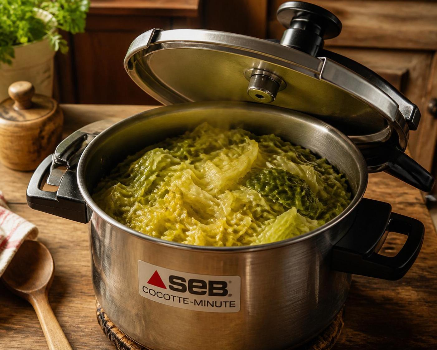 découvrez le temps de cuisson idéal du chou vert en cocotte minute seb, avec conseils pratiques pour une préparation rapide et savoureuse.