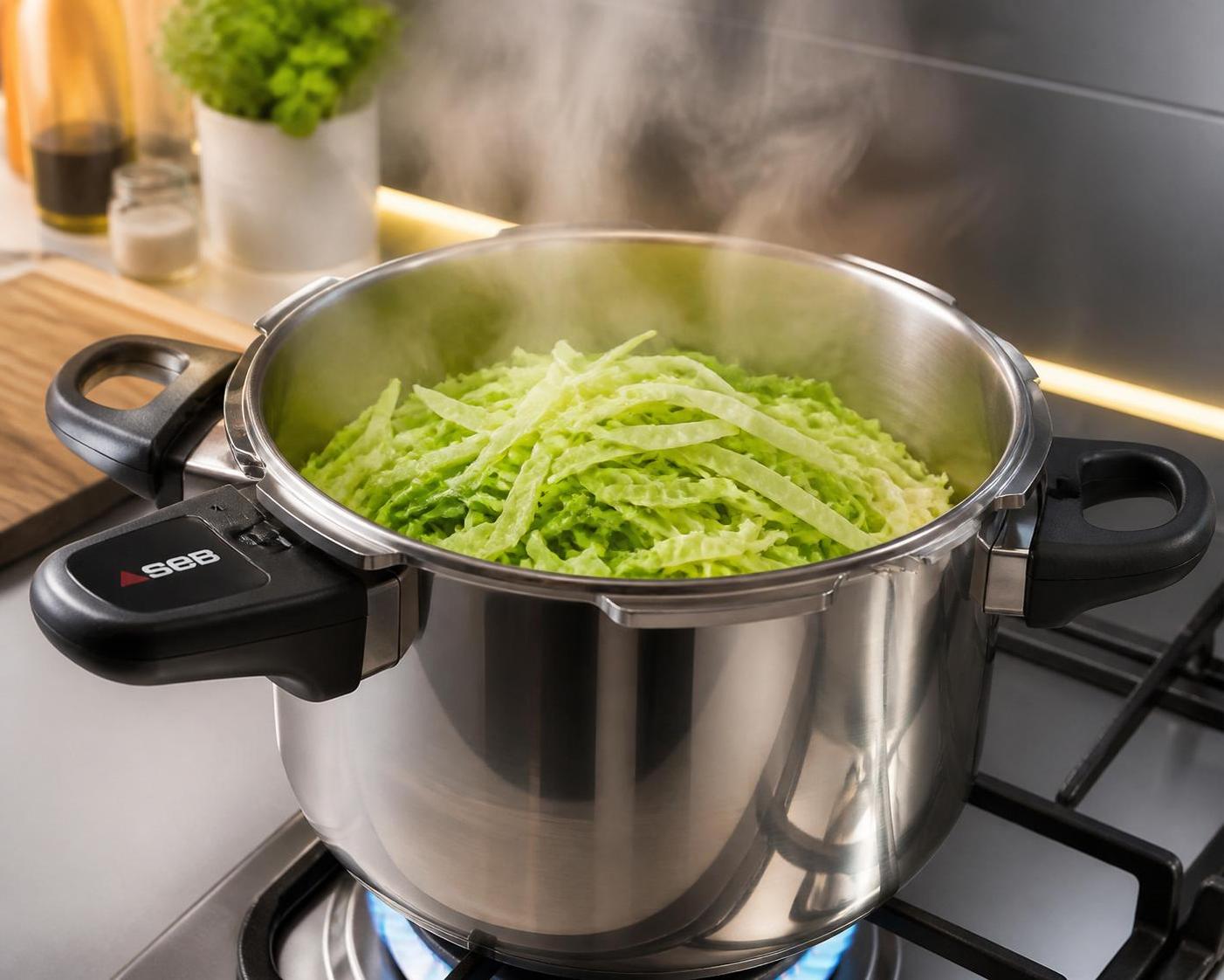 découvrez le temps de cuisson du chou vert à la cocotte minute seb, avec des conseils pour une préparation rapide et savoureuse.