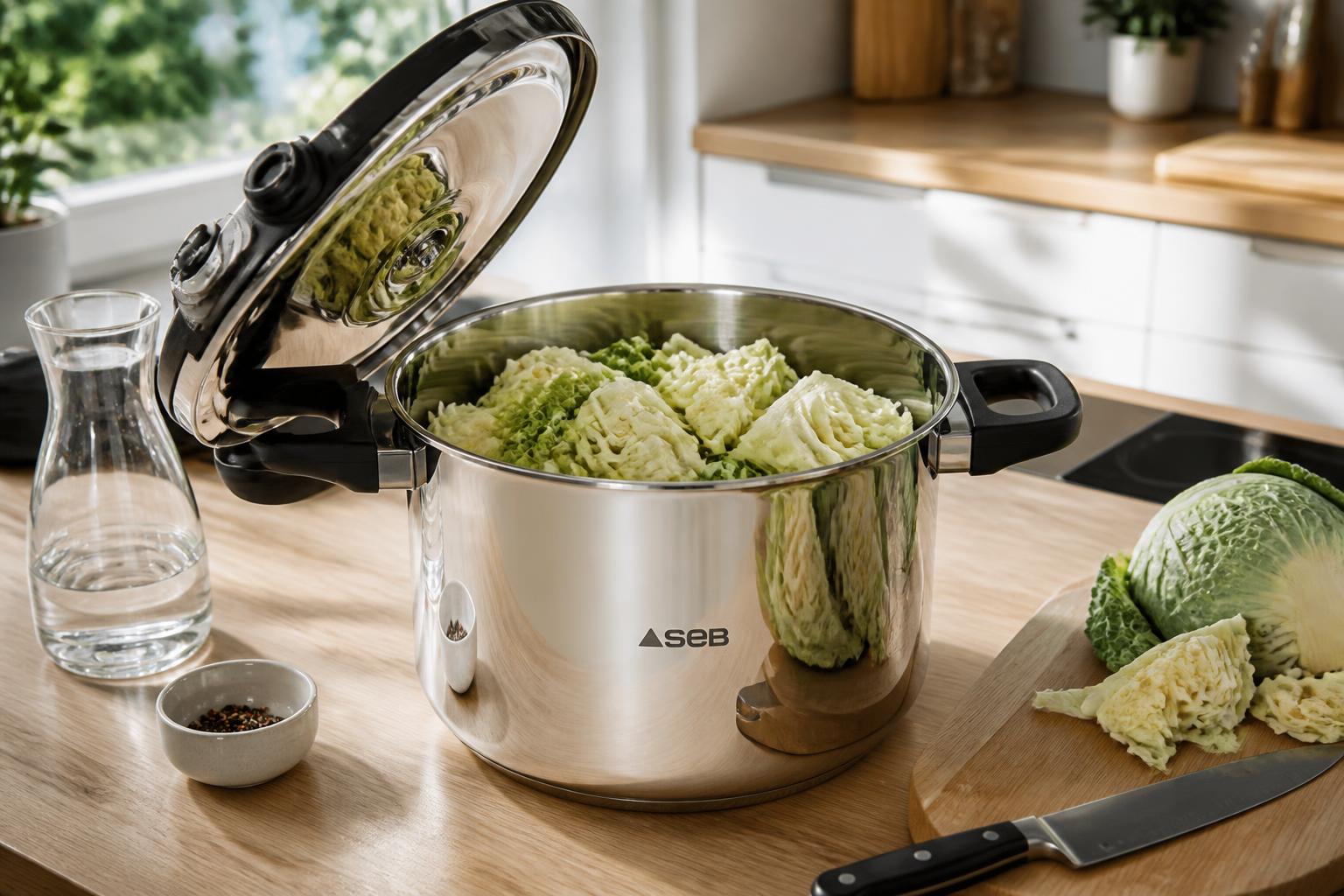 découvrez la durée et la préparation idéale pour cuire le chou vert à la cocotte minute seb, pour un résultat tendre et savoureux en un temps réduit.