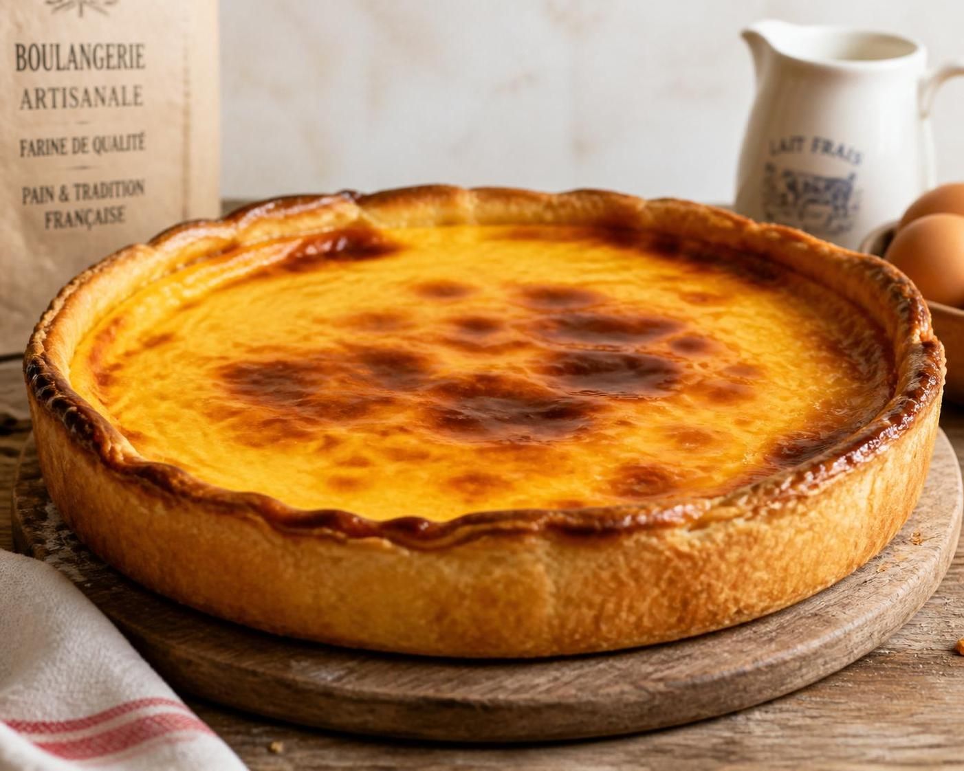 découvrez la recette du flan pâtissier maison, fondant et gourmand, préparé comme en boulangerie pour un dessert parfait.