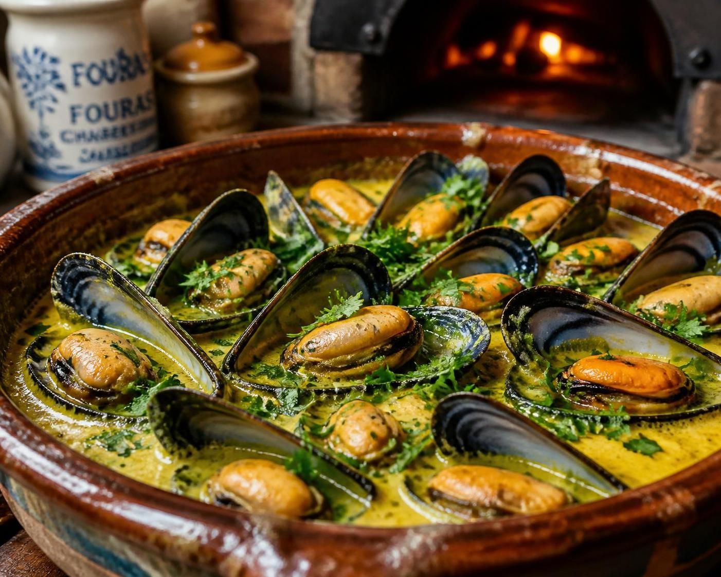 découvrez la mouclade fouraisine, une recette authentique et savoureuse de moules mijotées au safran et aux épices, parfaite pour savourer les saveurs de la mer.