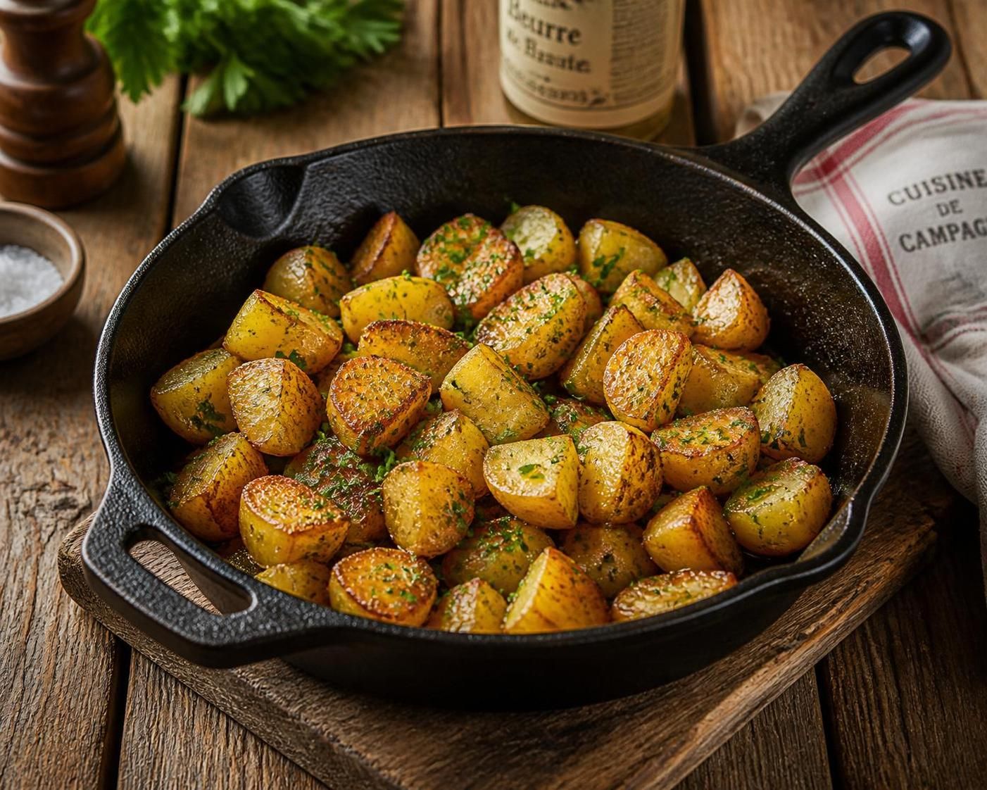 découvrez notre recette traditionnelle et gourmande de pommes de terre sautées au beurre, parfaite pour accompagner tous vos plats avec une touche savoureuse et croustillante.
