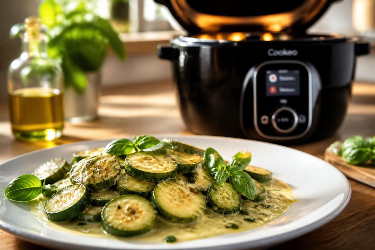découvrez notre recette de courgettes fondantes et savoureuses au cookeo, prête en un clin d'œil pour un repas rapide et délicieux.