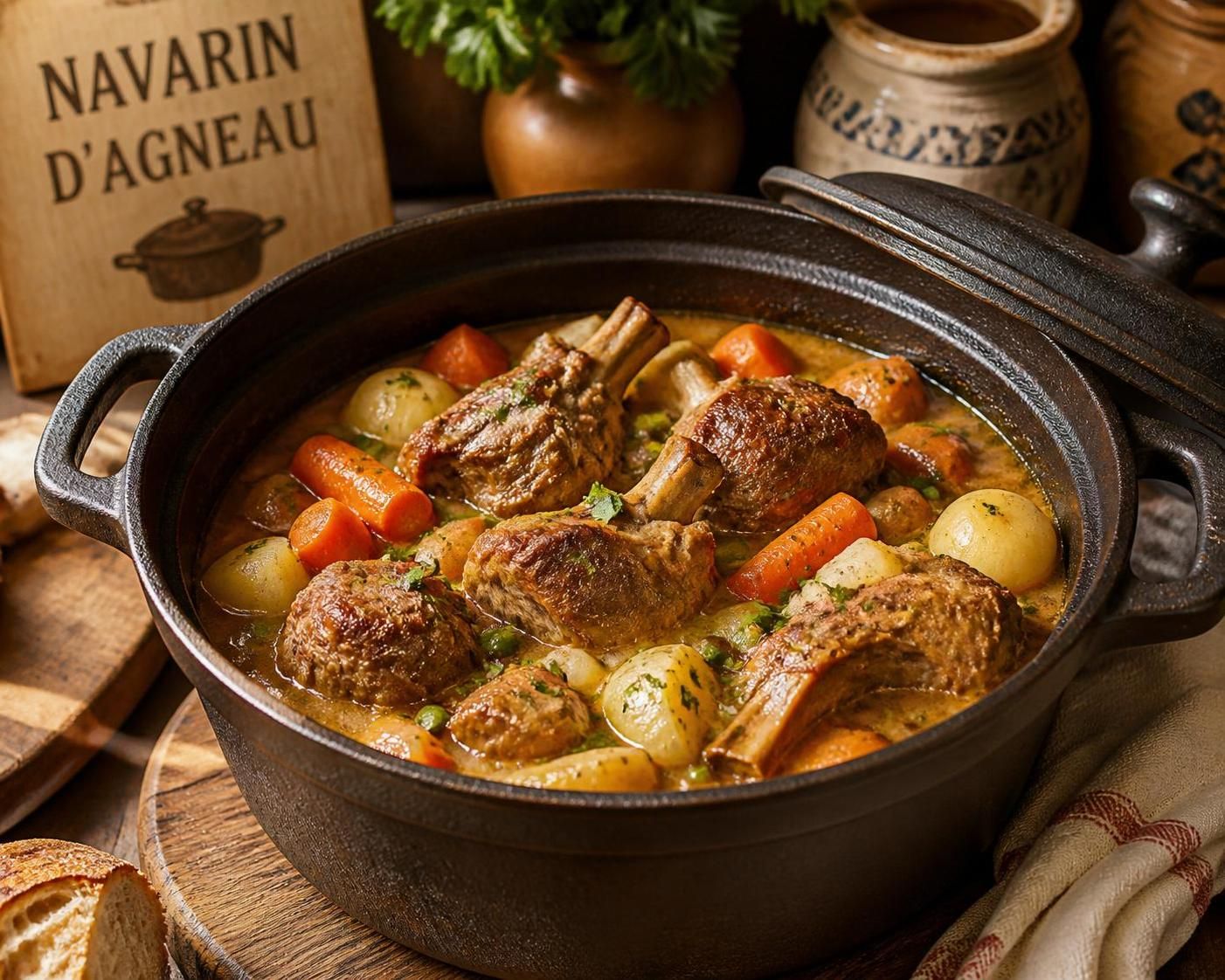 découvrez la recette traditionnelle du navarin d'agneau de grand-mère, facile à réaliser pour un plat savoureux et réconfortant.