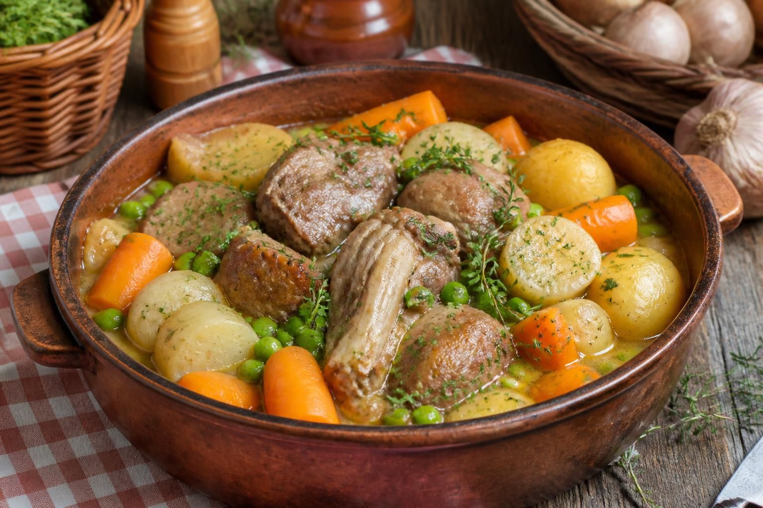 découvrez la recette traditionnelle et facile du navarin d'agneau de grand-mère, un plat savoureux et réconfortant à préparer en toute simplicité.