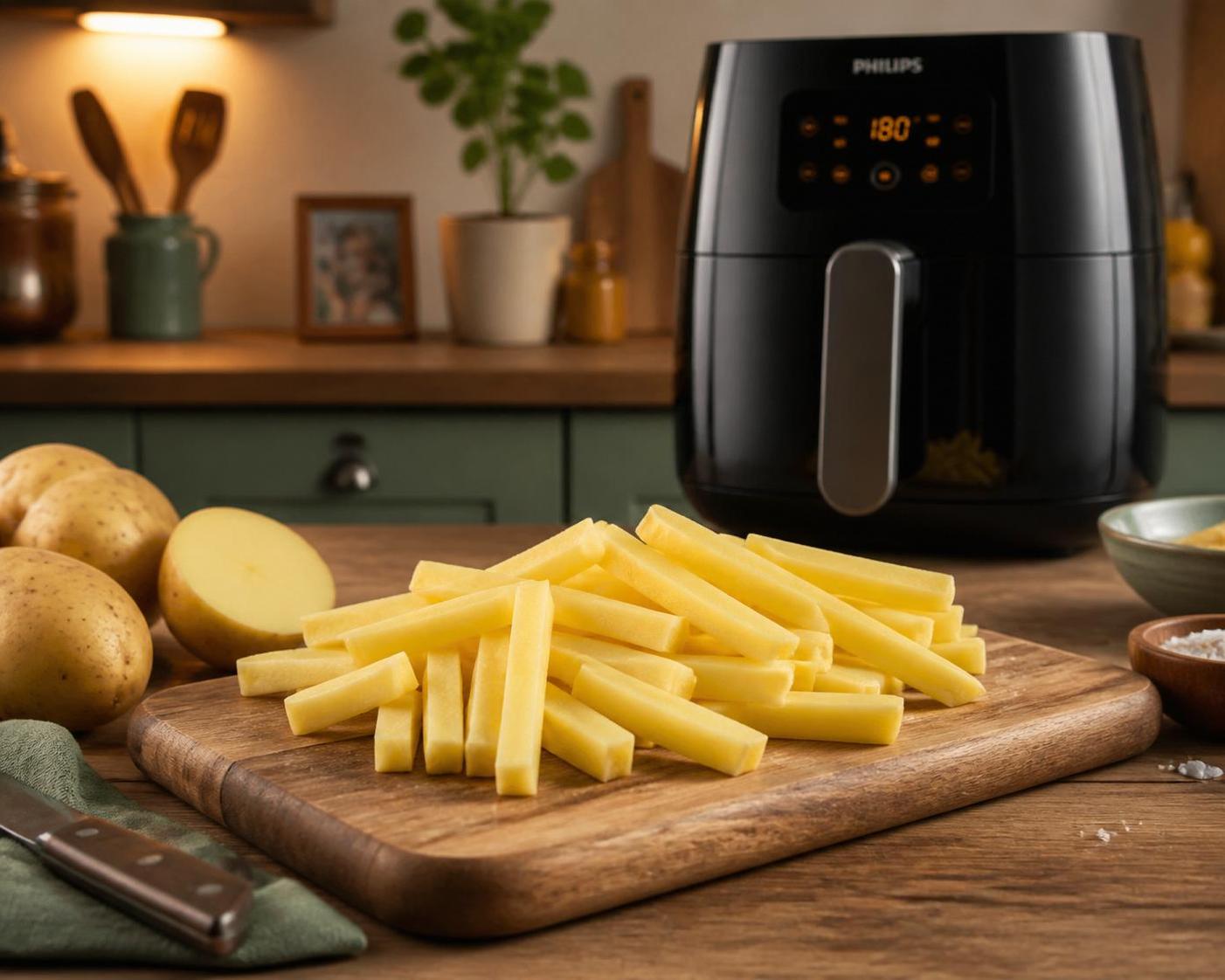 découvrez notre recette de frites croustillantes à l'air fryer, sans aucune friture, pour un plaisir léger et savoureux à partager.
