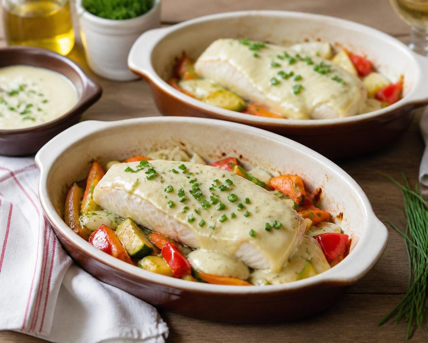 découvrez une recette facile de poisson au four avec des filets tendres et une sauce légère, parfaite pour un repas sain et savoureux.