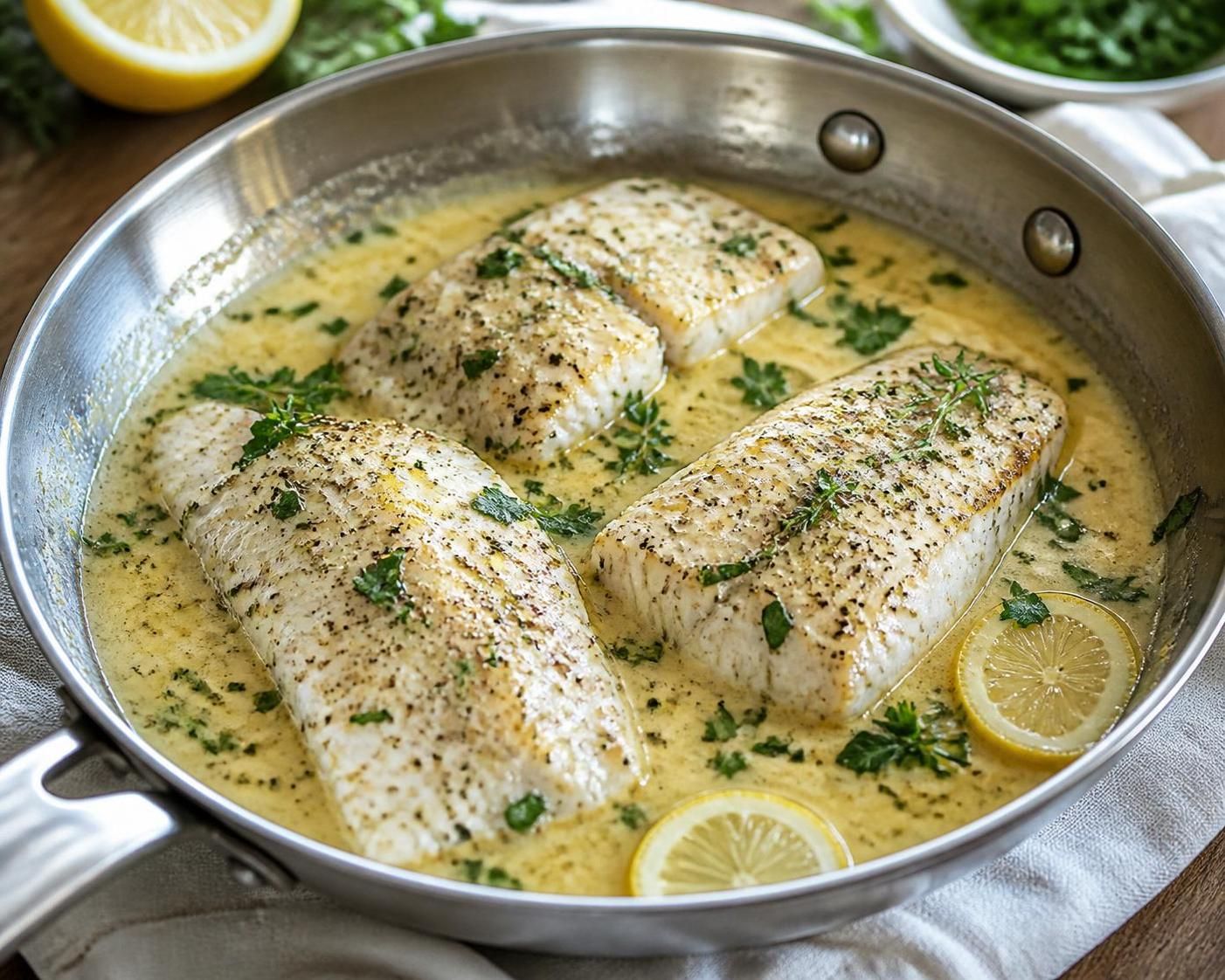 découvrez une recette facile de poisson en sauce avec des filets fondants prêts en seulement 20 minutes. idéal pour un repas rapide et savoureux.