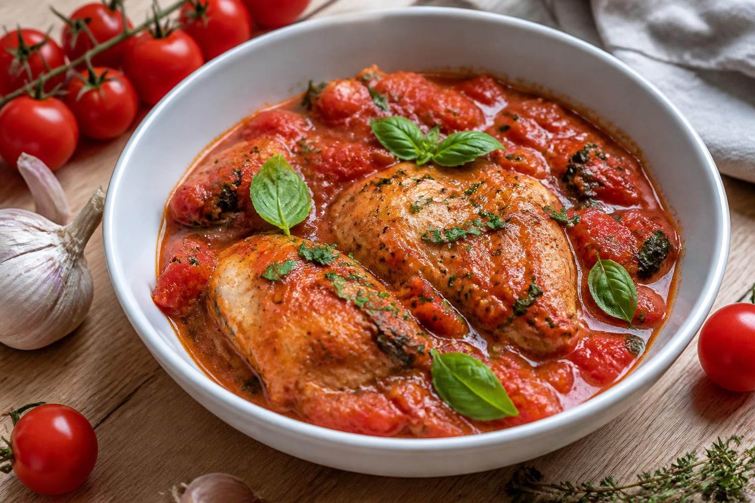 découvrez une recette facile et rapide de poulet moelleux en sauce tomate au cookeo, idéale pour un repas savoureux et convivial.