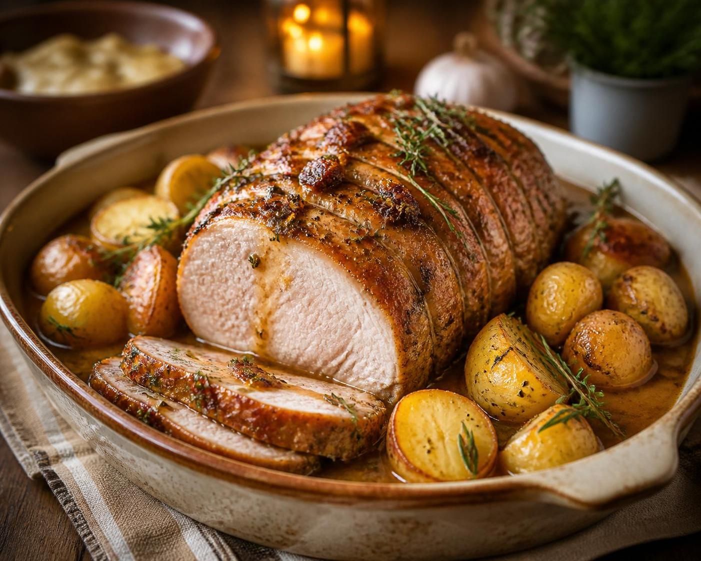 découvrez notre recette facile de rôti de porc au cookeo, doré et juteux, pour un plat savoureux prêt en un rien de temps.