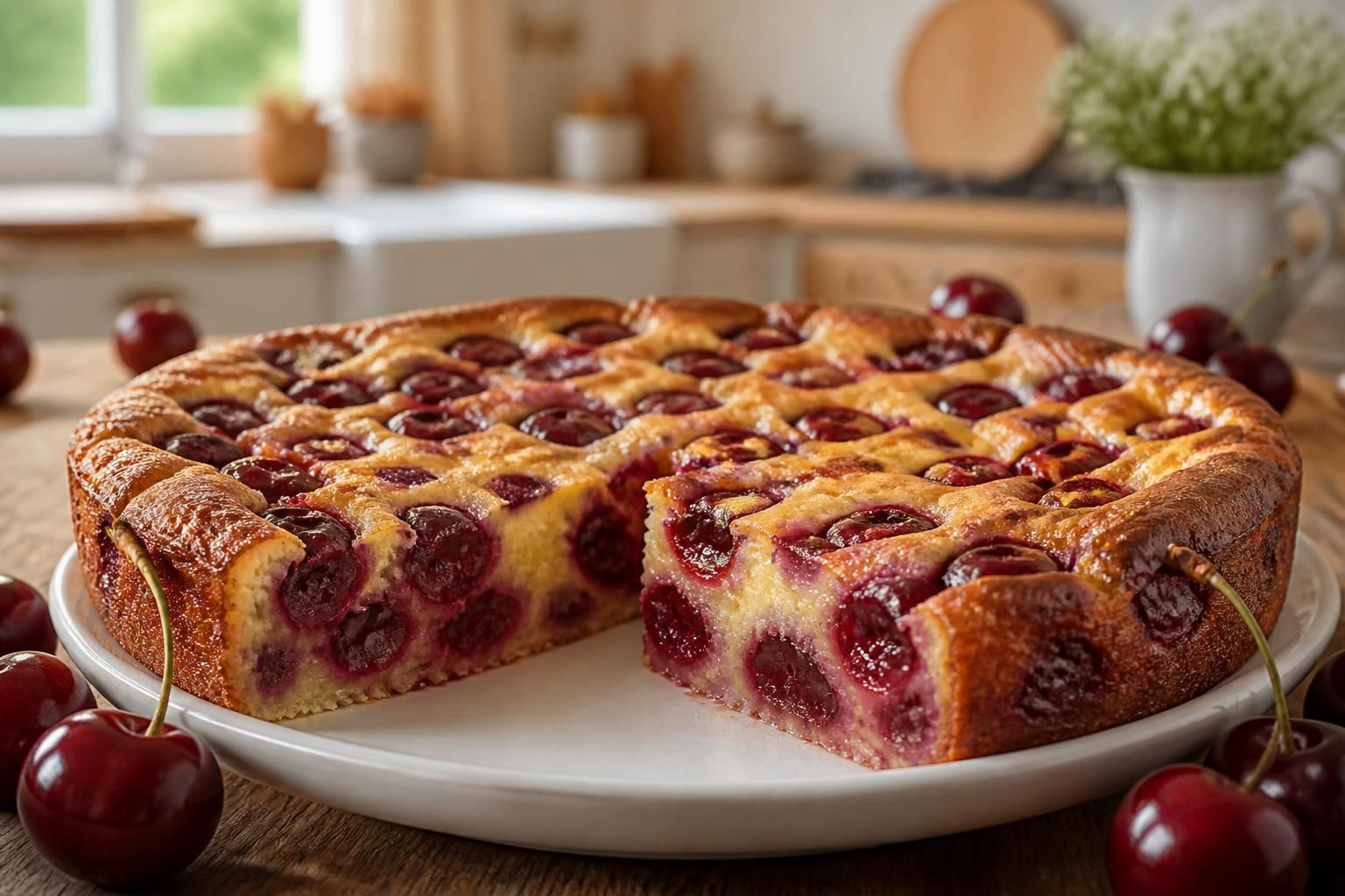 découvrez notre recette facile de clafoutis aux cerises, ultra-moelleuse et rapide à préparer pour un dessert gourmand et réussi à coup sûr.