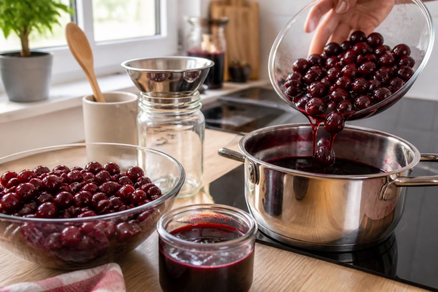 découvrez comment préparer facilement des cerises amarena maison avec notre recette simple et rapide. apprenez tous les secrets pour réussir ce délicieux fruit confit à la maison.
