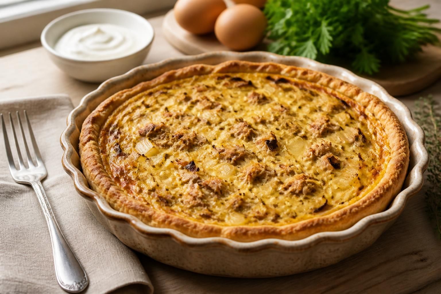 découvrez notre recette facile et savoureuse de quiche au thon maison, parfaite pour un repas rapide et gourmand. simple à préparer, elle ravira toute la famille.