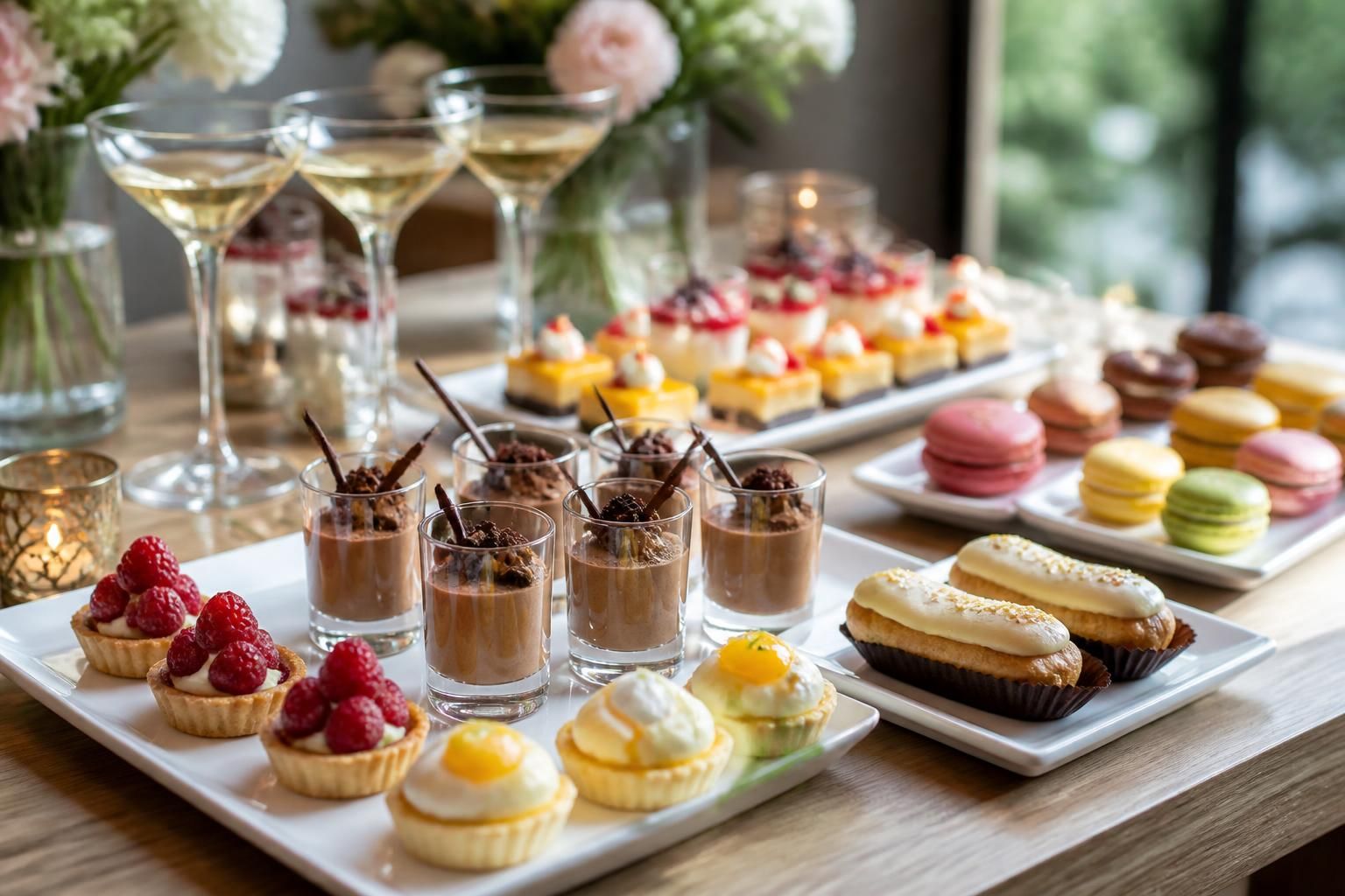 découvrez des recettes de mini desserts faciles et rapides, parfaites pour un buffet ou un cocktail réussi. idées gourmandes et simples à réaliser pour toutes vos occasions.