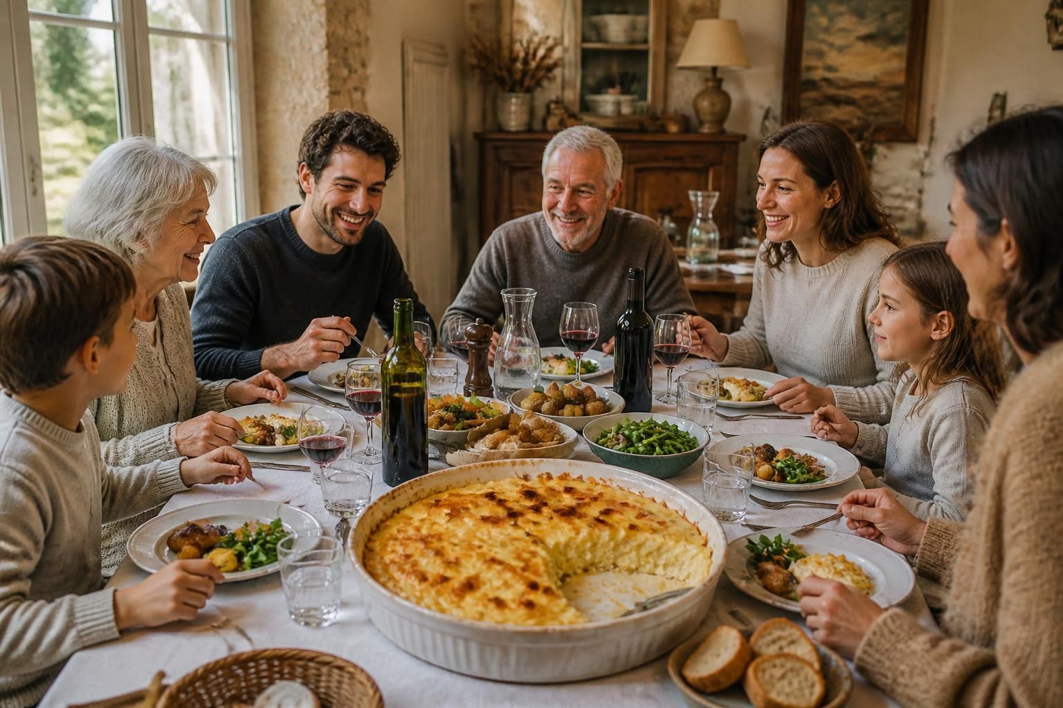 découvrez combien de parts de gratin dauphinois préparer pour votre repas familial afin de satisfaire tous vos invités.