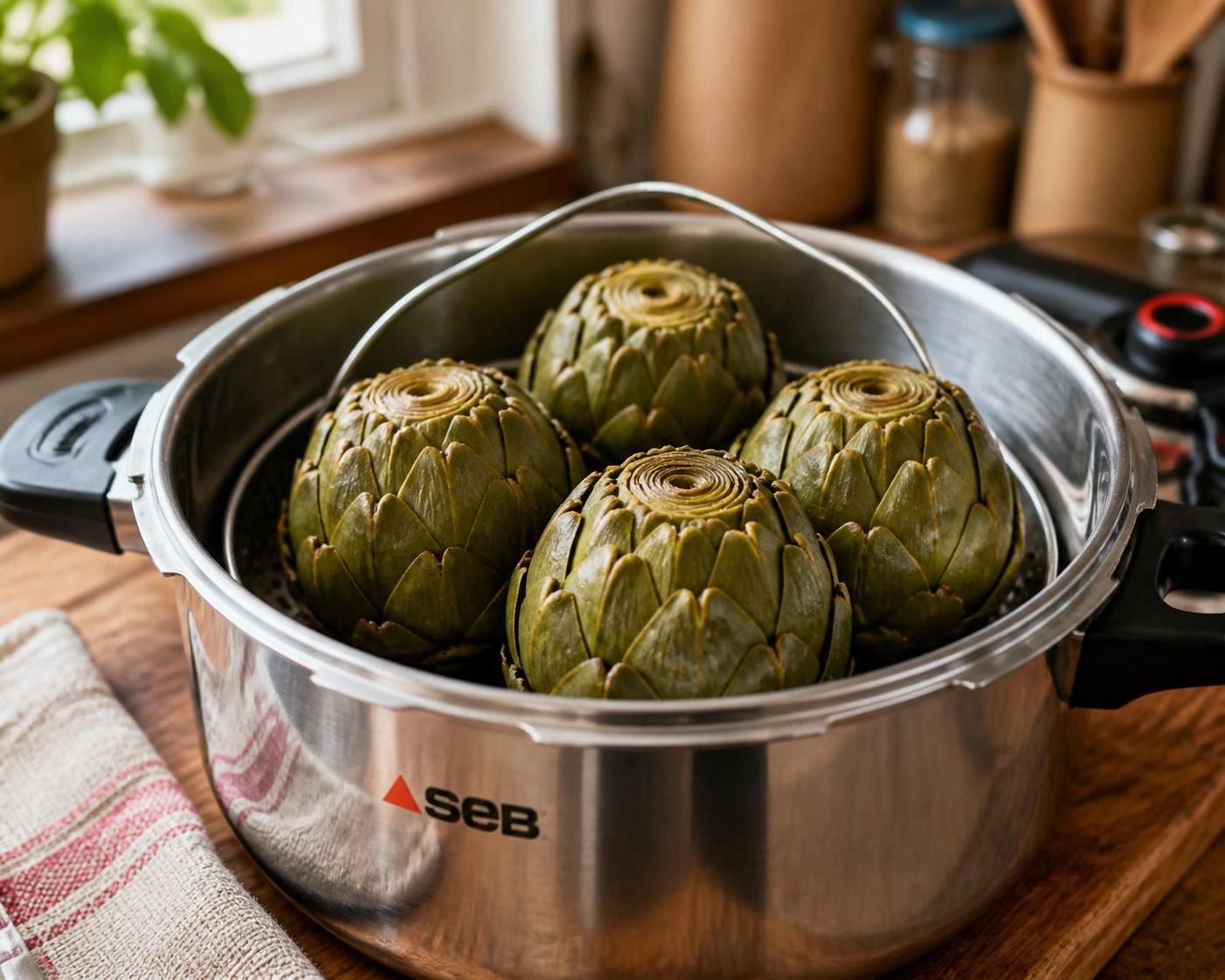 découvrez comment cuire parfaitement l'artichaut à la cocotte-minute seb pour préserver sa saveur et ses nutriments. astuces et conseils rapides pour une cuisson idéale.