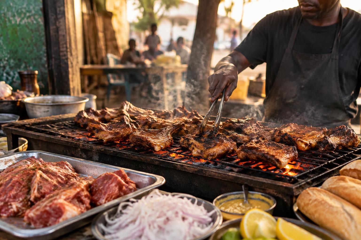découvrez les étapes et astuces pour réussir un dibi sénégalais savoureux, de la marinade à la cuisson parfaite de la viande.