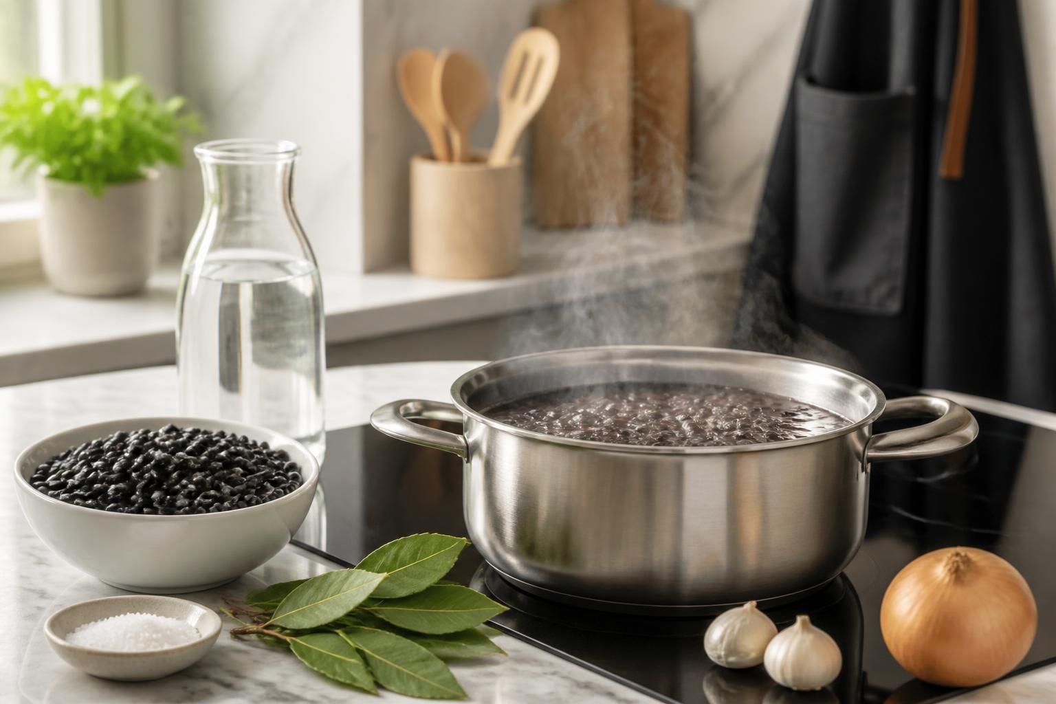 découvrez notre guide complet pour la cuisson parfaite des haricots noirs (frijoles). astuces, temps de cuisson et conseils pour réussir vos recettes savoureuses.