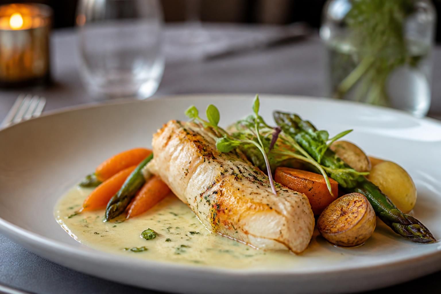découvrez une recette de queue de lotte façon gastronomique, alliant saveurs raffinées et techniques culinaires pour un plat élégant et savoureux.