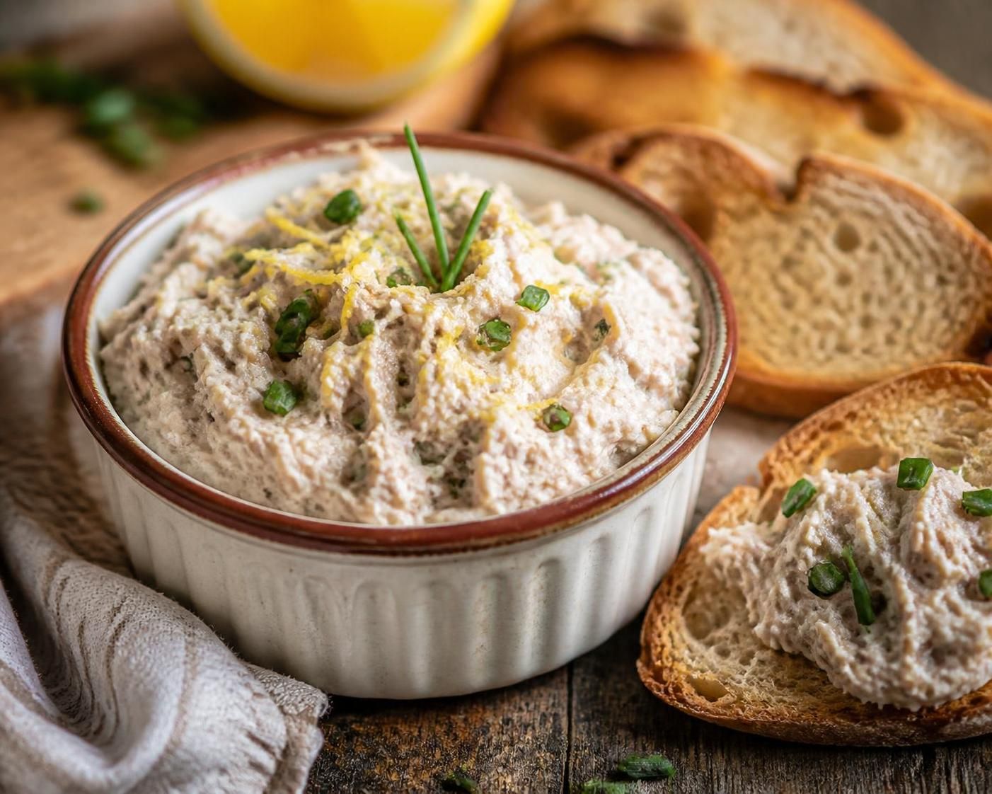 découvrez une recette simple et savoureuse de rillettes de thon au fromage blanc, parfaite pour vos apéritifs et tartines légères.